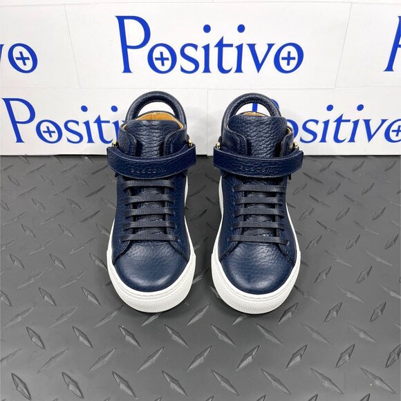 Buscemi 100MM Toddler Alce Oceano Leather Sneakers EU T28 US 11.5 - Picture 3 of 7
